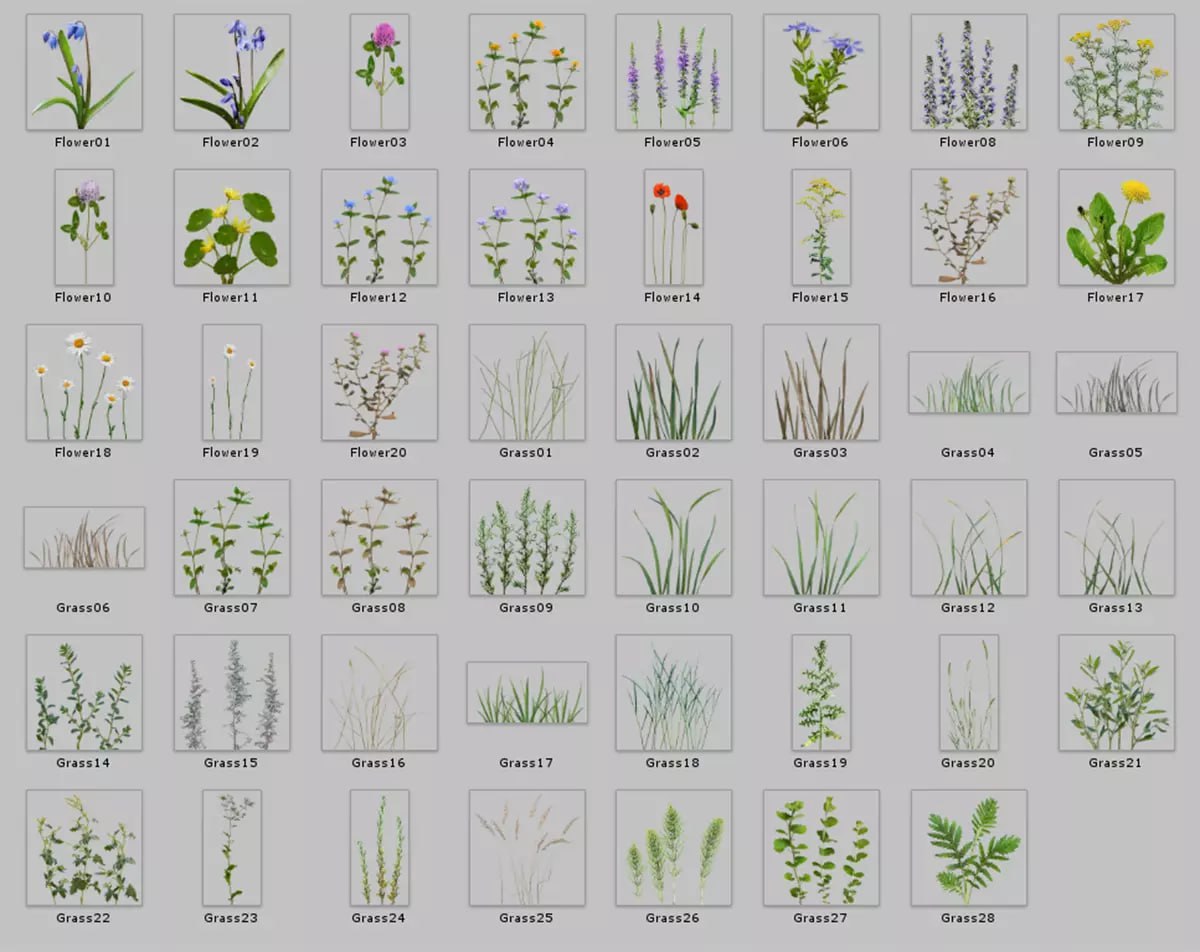 Realistic Grass Flowers Pack📱 - изображение 2